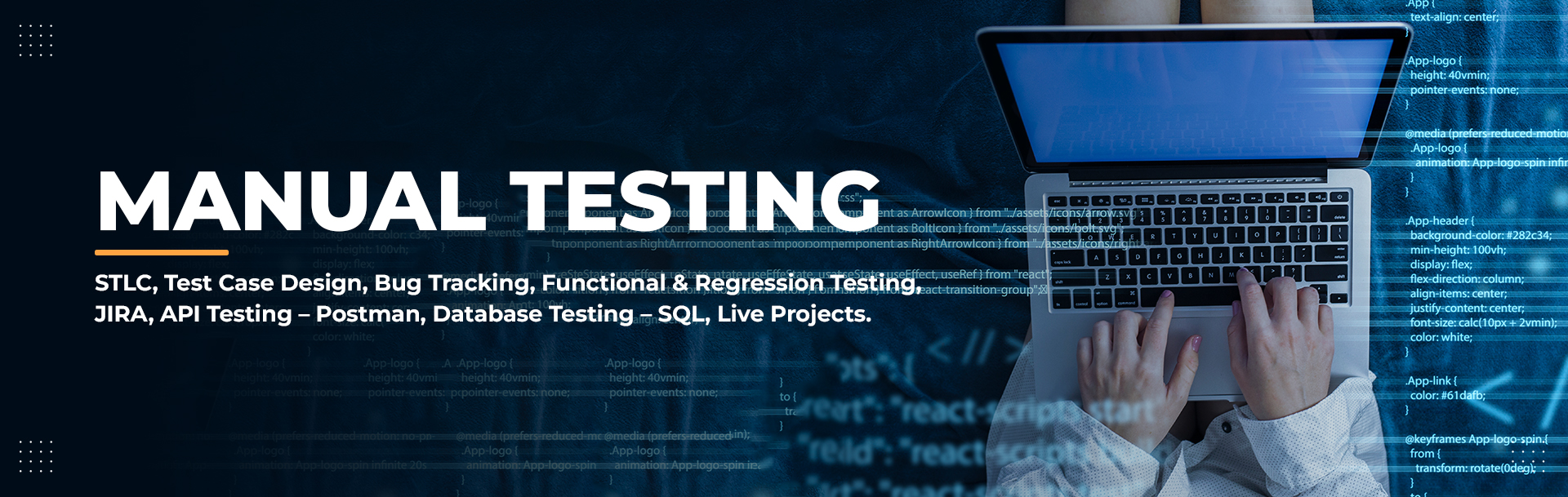Manual Testing course banner