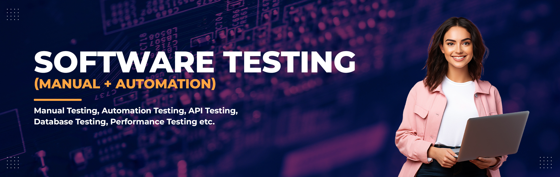 Software Testing course banner